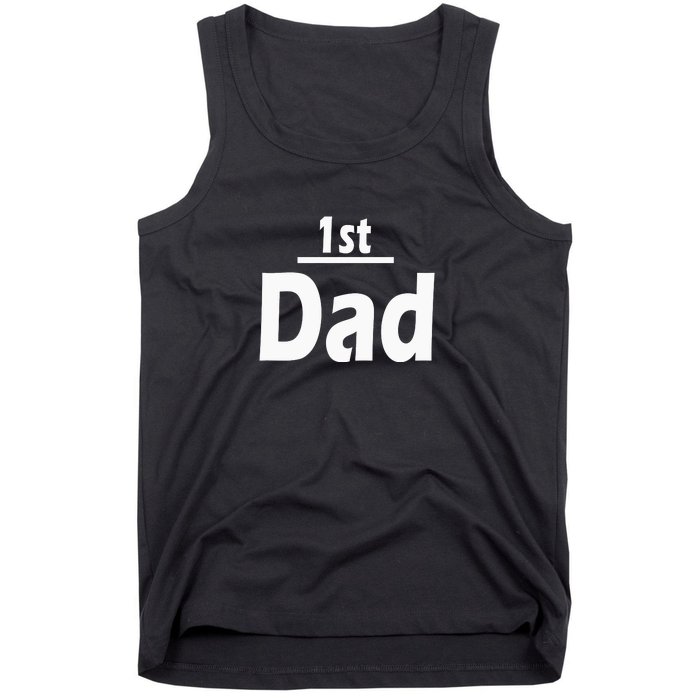 1st Dad Gift Father Funny Tank Top