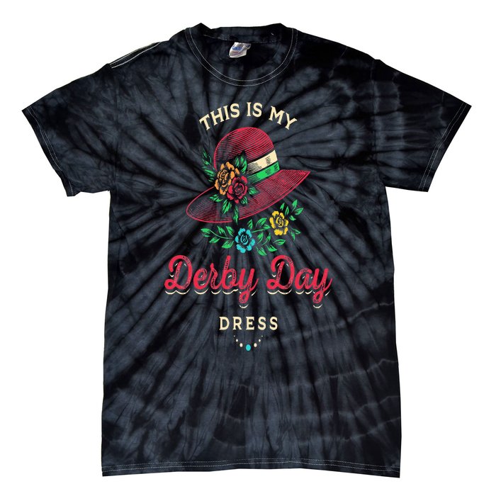 150th Derby Horse 2024 This Is My Derby Dress Horse Racing Tie-Dye T-Shirt