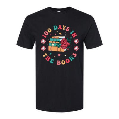 100 Days In The Books Reading Teacher 100th Day Of School Softstyle CVC T-Shirt