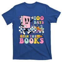 100 Days In The Books Reading Teacher 100th Day Of School T-Shirt