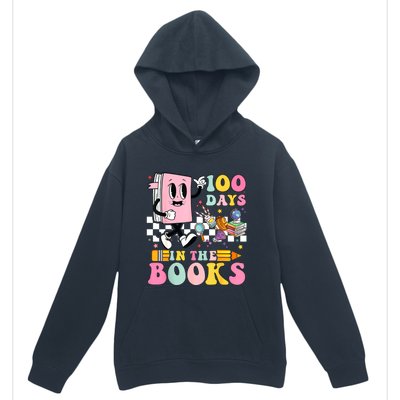 100 Days In The Books Reading Teacher 100th Day Of School Urban Pullover Hoodie