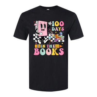 100 Days In The Books Reading Teacher 100th Day Of School Softstyle CVC T-Shirt