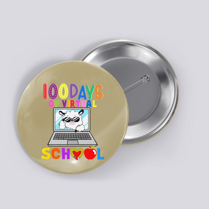 100 Days In Virtual School Notebook It Llama Button