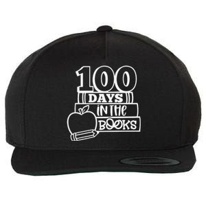 100 Days In The Books 100 Days Celebration 100 Days Of School Wool Snapback Cap