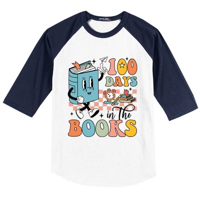 100 Days In The Books Teacher Life Baseball Sleeve Shirt