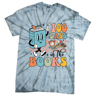 100 Days In The Books Teacher Life Tie-Dye T-Shirt