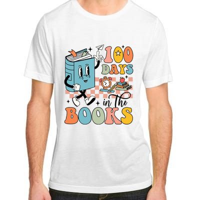 100 Days In The Books Teacher Life Adult ChromaSoft Performance T-Shirt