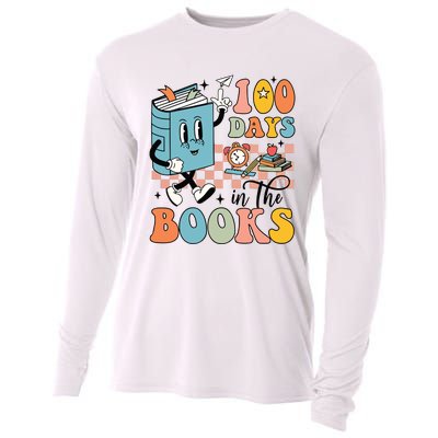 100 Days In The Books Teacher Life Cooling Performance Long Sleeve Crew