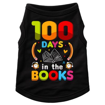 100 Days In The Books Love Book Teacher 100th Days Of School Doggie Tank