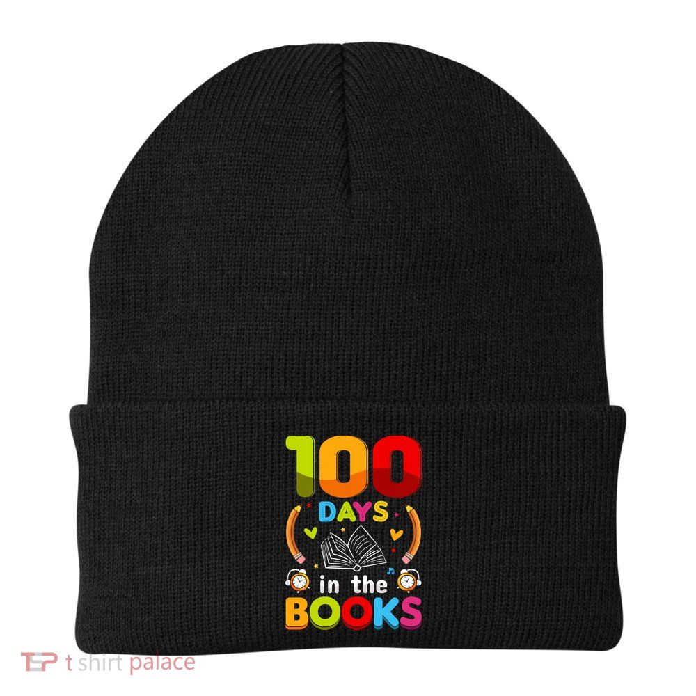 100 Days In The Books Love Book Teacher 100th Days Of School Beanie