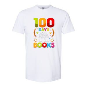 100 Days In The Books Love Book Teacher 100th Days Of School Softstyle CVC T-Shirt