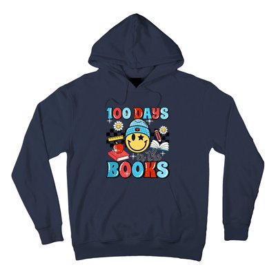 100 Days In Books 100 Days Of School Gift Hoodie