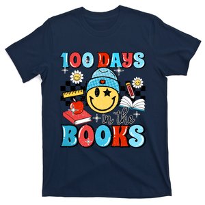 100 Days In Books 100 Days Of School Gift T-Shirt