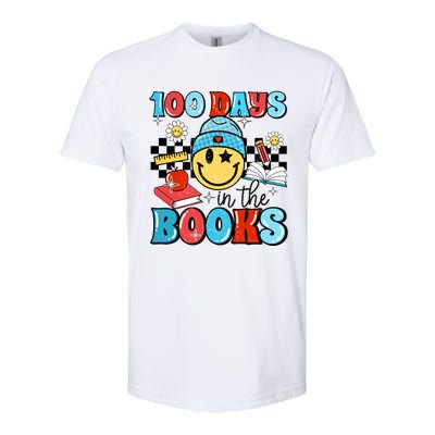 100 Days In Books 100 Days Of School Gift Softstyle CVC T-Shirt