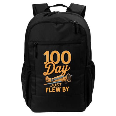 100 Days Just Flew By Airplane 100th Day Of School Daily Commute Backpack