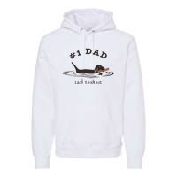 1 Dad Lab Tested Pun Labrador Retriever Dog Owner Premium Hoodie