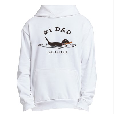 1 Dad Lab Tested Pun Labrador Retriever Dog Owner Urban Pullover Hoodie