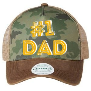 #1 Dad Number One Fathers Day Gift Family Best Dad Ever Gift Legacy Tie Dye Trucker Hat