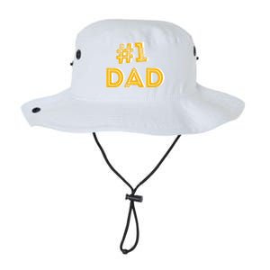 #1 Dad Number One Fathers Day Gift Family Best Dad Ever Gift Legacy Cool Fit Booney Bucket Hat