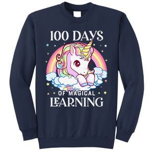 100 Days Of School Unicorn Teacher 100th Day Of School Sweatshirt