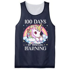 100 Days Of School Unicorn Teacher 100th Day Of School Mesh Reversible Basketball Jersey Tank