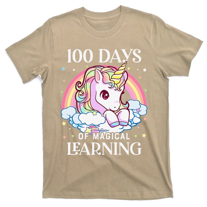 100 Days Of School Unicorn Teacher 100th Day Of School T-Shirt