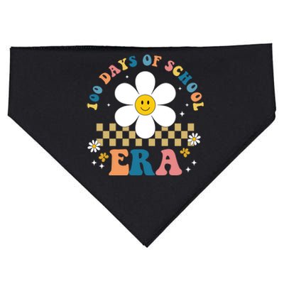 100 Days Of School Era Sunflower Cute USA-Made Doggie Bandana