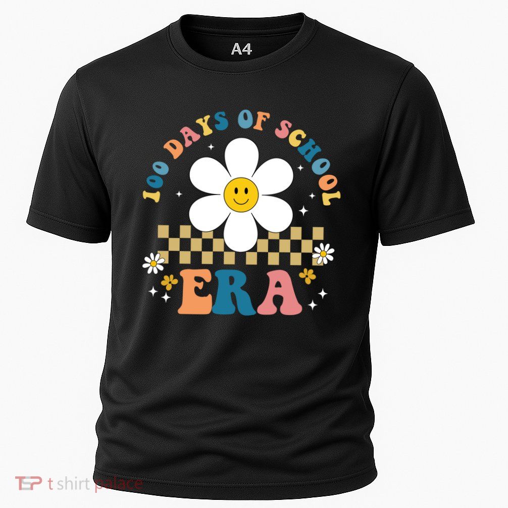 100 Days Of School Era Sunflower Cute Performance Shirt
