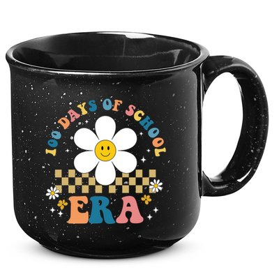 100 Days Of School Era Sunflower Cute 15oz Campfire Ceramic Mug