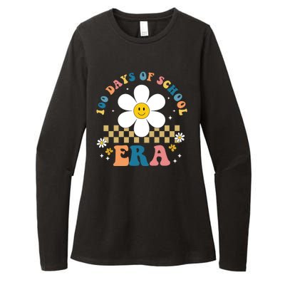 100 Days Of School Era Sunflower Cute Womens CVC Long Sleeve Shirt