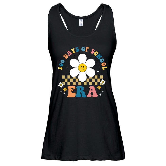 100 Days Of School Era Sunflower Cute Ladies Essential Flowy Tank