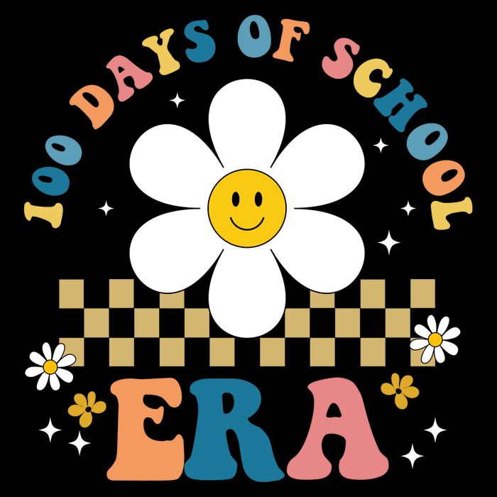 100 Days Of School Era Sunflower Cute Ladies Essential Flowy Tank