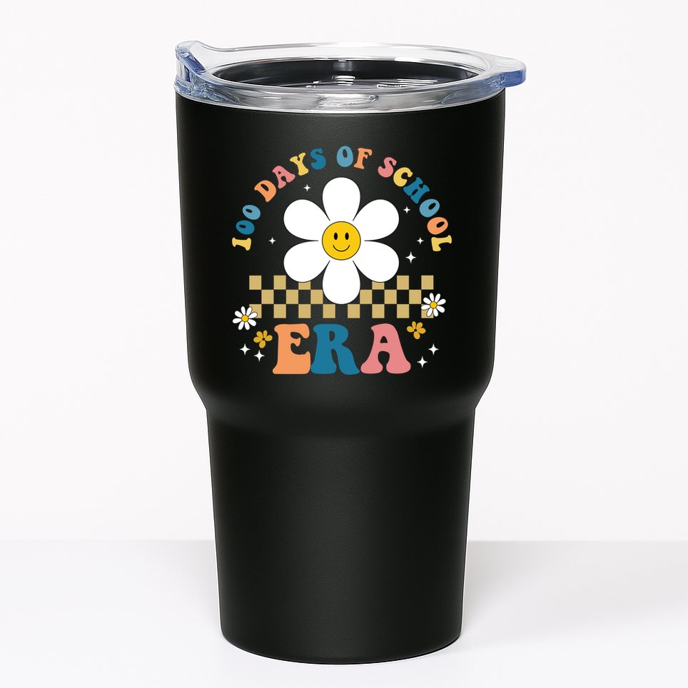 100 Days Of School Era Sunflower Cute Tumbler