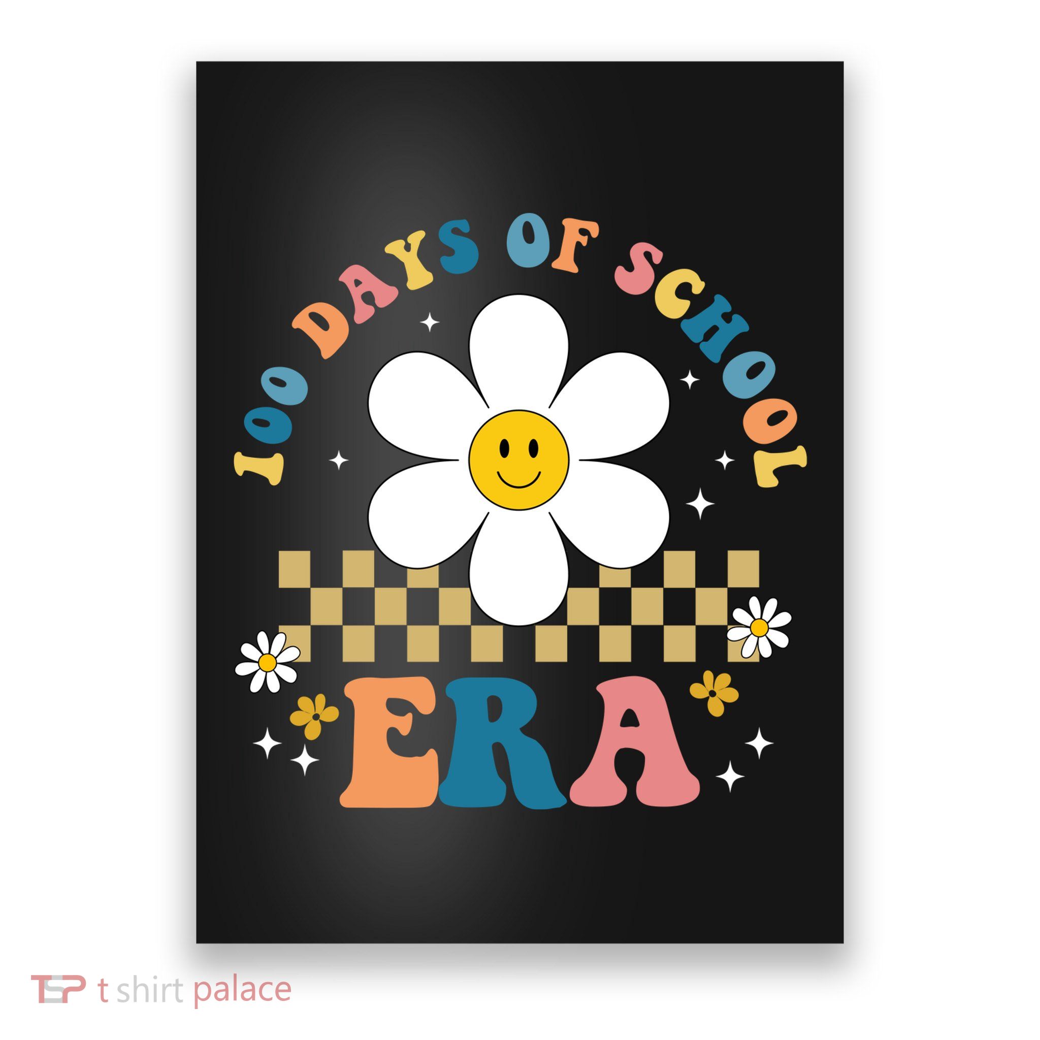 100 Days Of School Era Sunflower Cute Poster