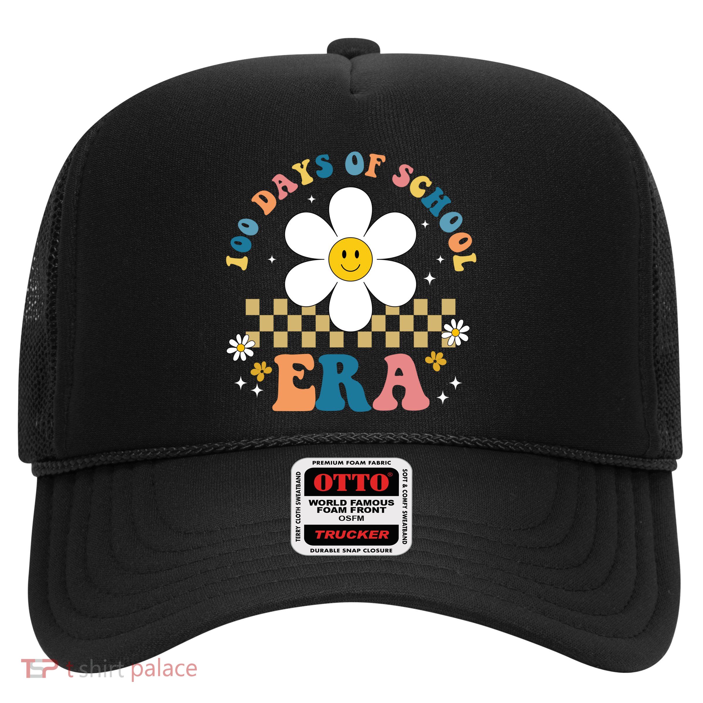 100 Days Of School Era Sunflower Cute Trucker Hat