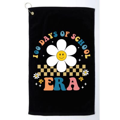 100 Days Of School Era Sunflower Cute Golf Towel