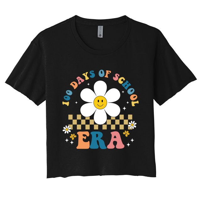 100 Days Of School Era Sunflower Cute Crop Top