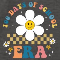 100 Days Of School Era Sunflower Cute Vector Backpack