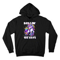 100 Days Of School Teacher 100th Day Unicorn Outfit Hoodie