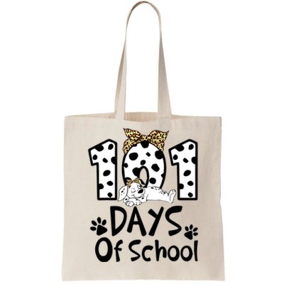 101 Days Of School Dalmatian Dog Boys Girls 100 Days Smarter Tote Bag