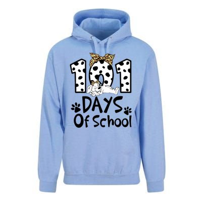 101 Days Of School Dalmatian Dog Boys Girls 100 Days Smarter Unisex Surf Hoodie