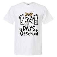 101 Days Of School Dalmatian Dog Boys Girls 100 Days Smarter Garment-Dyed Heavyweight T-Shirt