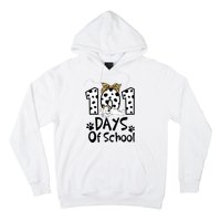 101 Days Of School Dalmatian Dog Boys Girls 100 Days Smarter Hoodie