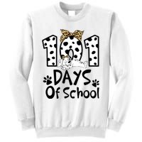 101 Days Of School Dalmatian Dog Boys Girls 100 Days Smarter Sweatshirt