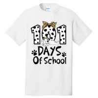 101 Days Of School Dalmatian Dog Boys Girls 100 Days Smarter Tall T-Shirt