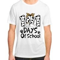 101 Days Of School Dalmatian Dog Boys Girls 100 Days Smarter Adult ChromaSoft Performance T-Shirt