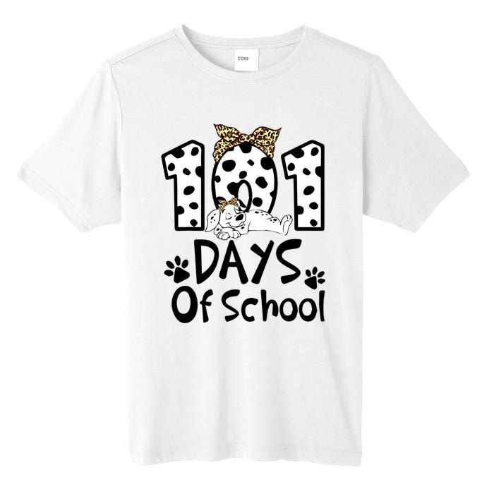 101 Days Of School Dalmatian Dog Boys Girls 100 Days Smarter Tall Fusion ChromaSoft Performance T-Shirt