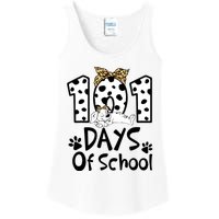 101 Days Of School Dalmatian Dog Boys Girls 100 Days Smarter Ladies Essential Tank