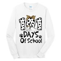 101 Days Of School Dalmatian Dog Boys Girls 100 Days Smarter Tall Long Sleeve T-Shirt