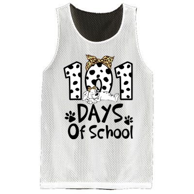 101 Days Of School Dalmatian Dog Boys Girls 100 Days Smarter Mesh Reversible Basketball Jersey Tank